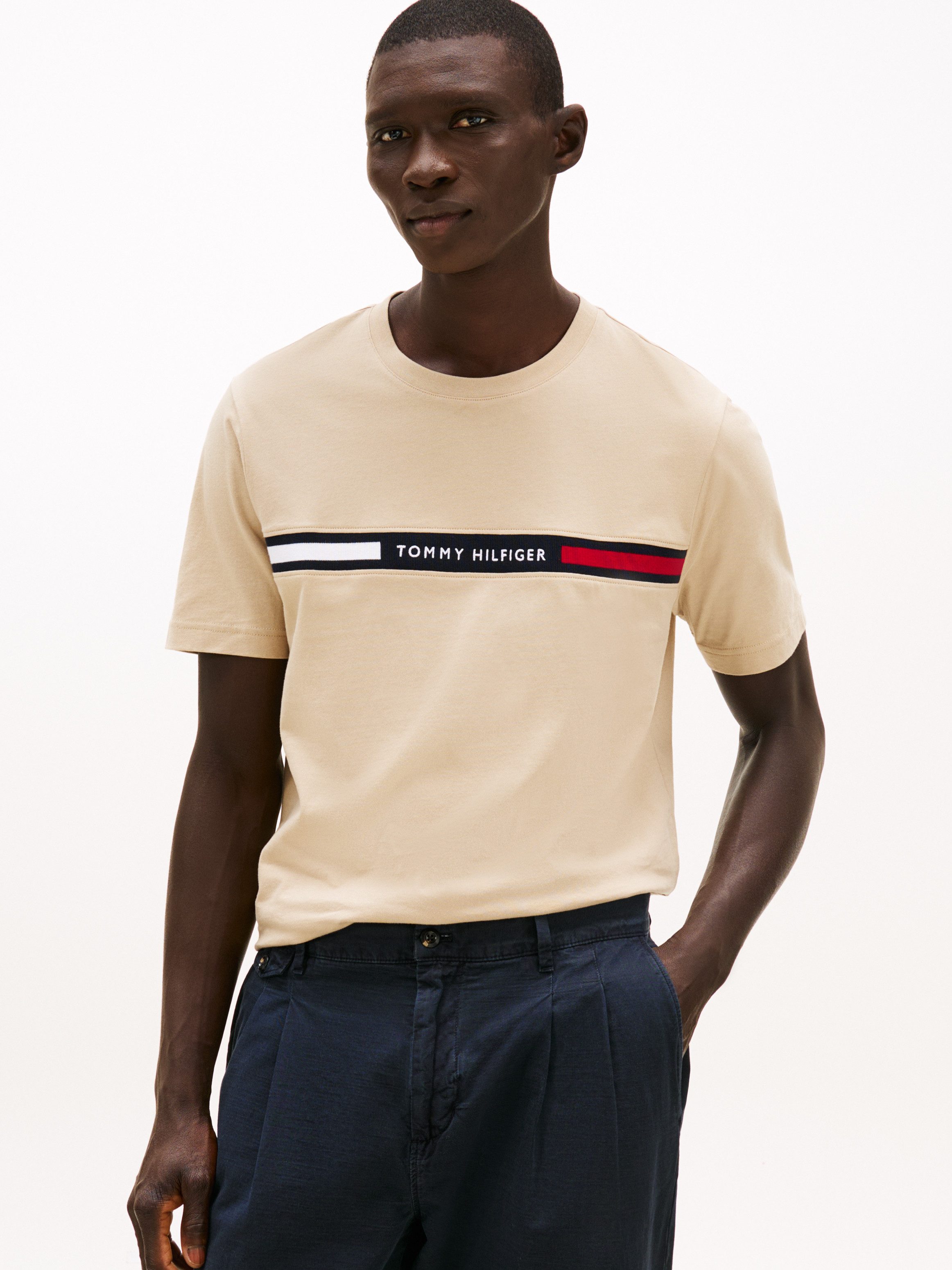 Tommy Hilfiger T-Shirt HILFIGER CHEST INSERT günstig online kaufen