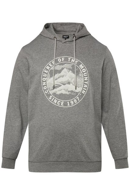 Men Plus Sweatshirt Men+ Hoodie Sweat Kapuze Brustprint bis 8 XL günstig online kaufen