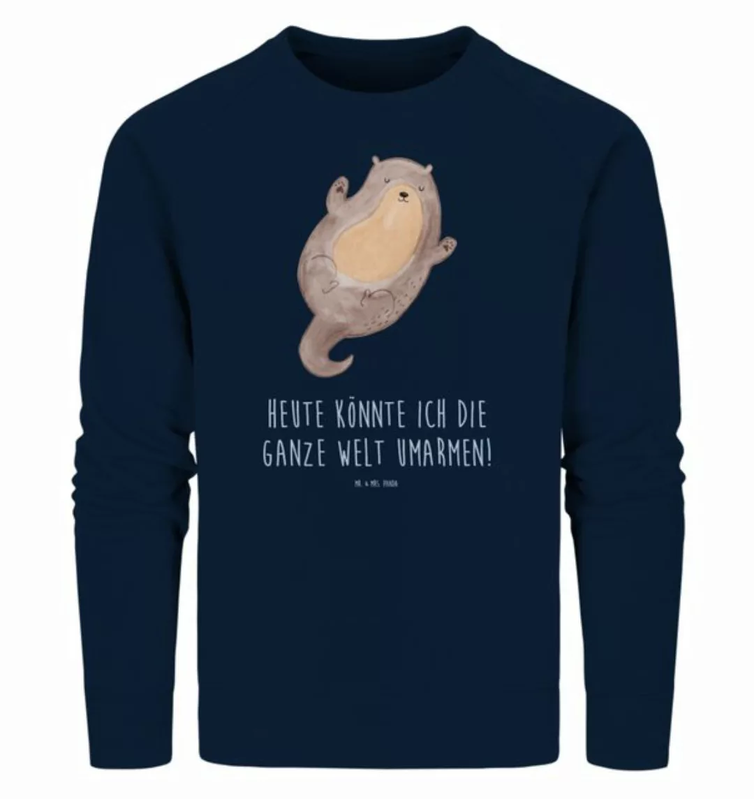 Mr. & Mrs. Panda Longpullover Größe XXL Otter Umarmen - French Navy - Gesch günstig online kaufen