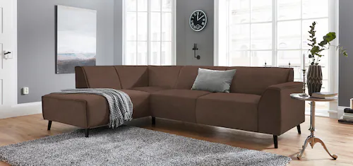 DOMO collection Ecksofa Amora L-Form, mit Ottomane, inklusive komfortablen günstig online kaufen