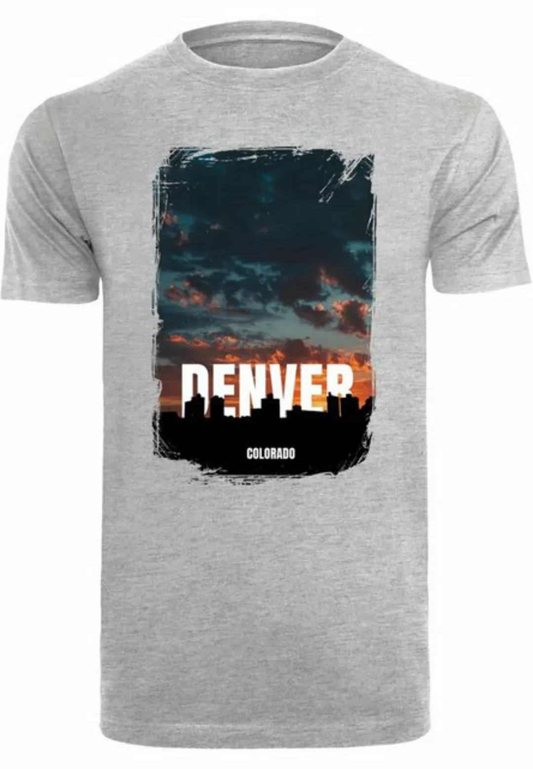 Merchcode T-Shirt Merchcode Herren Denver T-Shirt Round Neck (1-tlg) günstig online kaufen