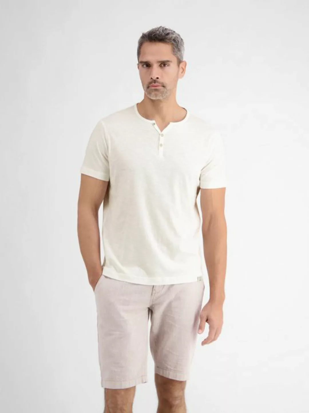 LERROS Henleyshirt "LERROS Basic Henleyshirt" günstig online kaufen