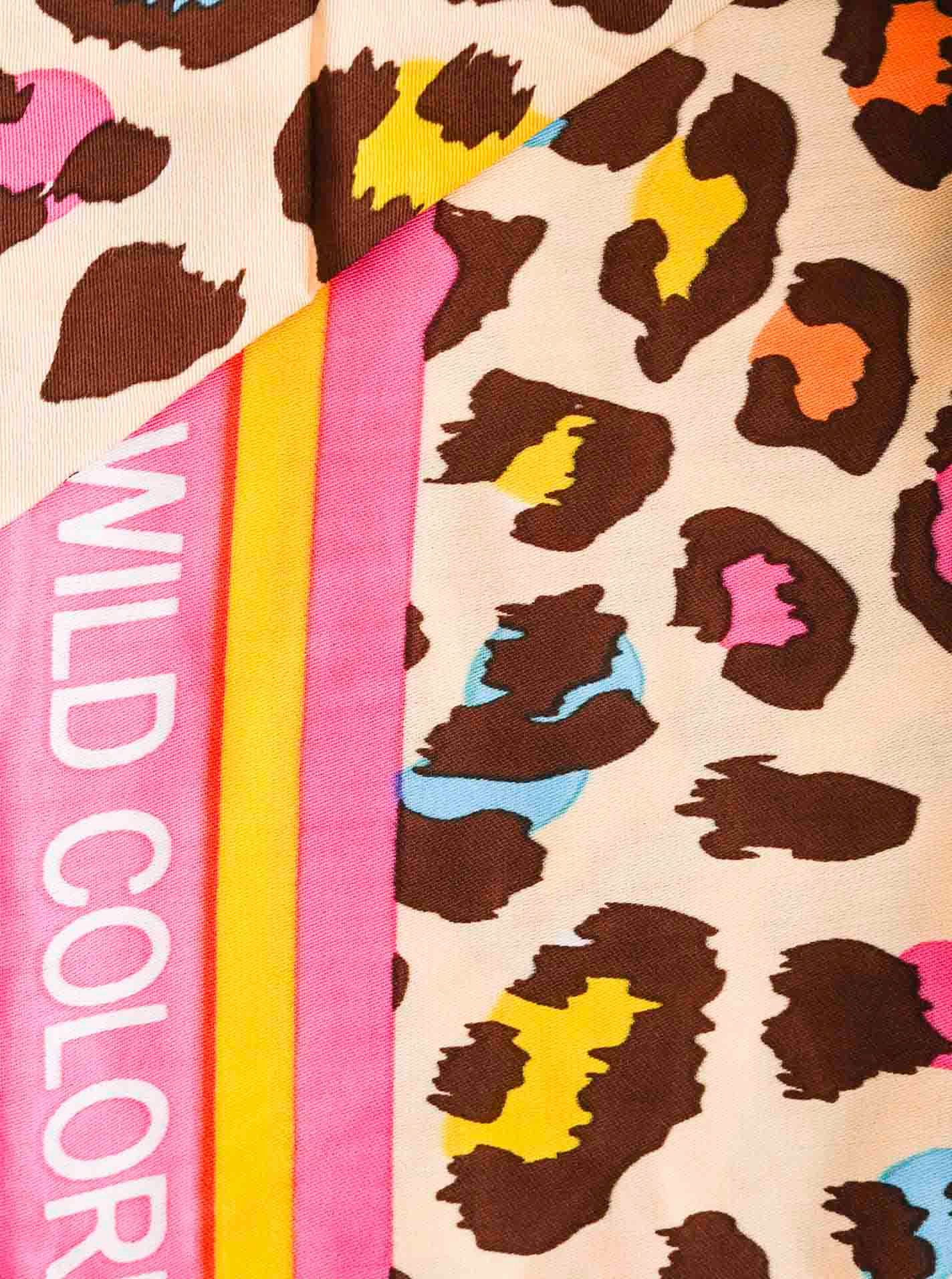 Zwillingsherz Modetuch "Bunter Leo", mit buntem günstig online kaufen
