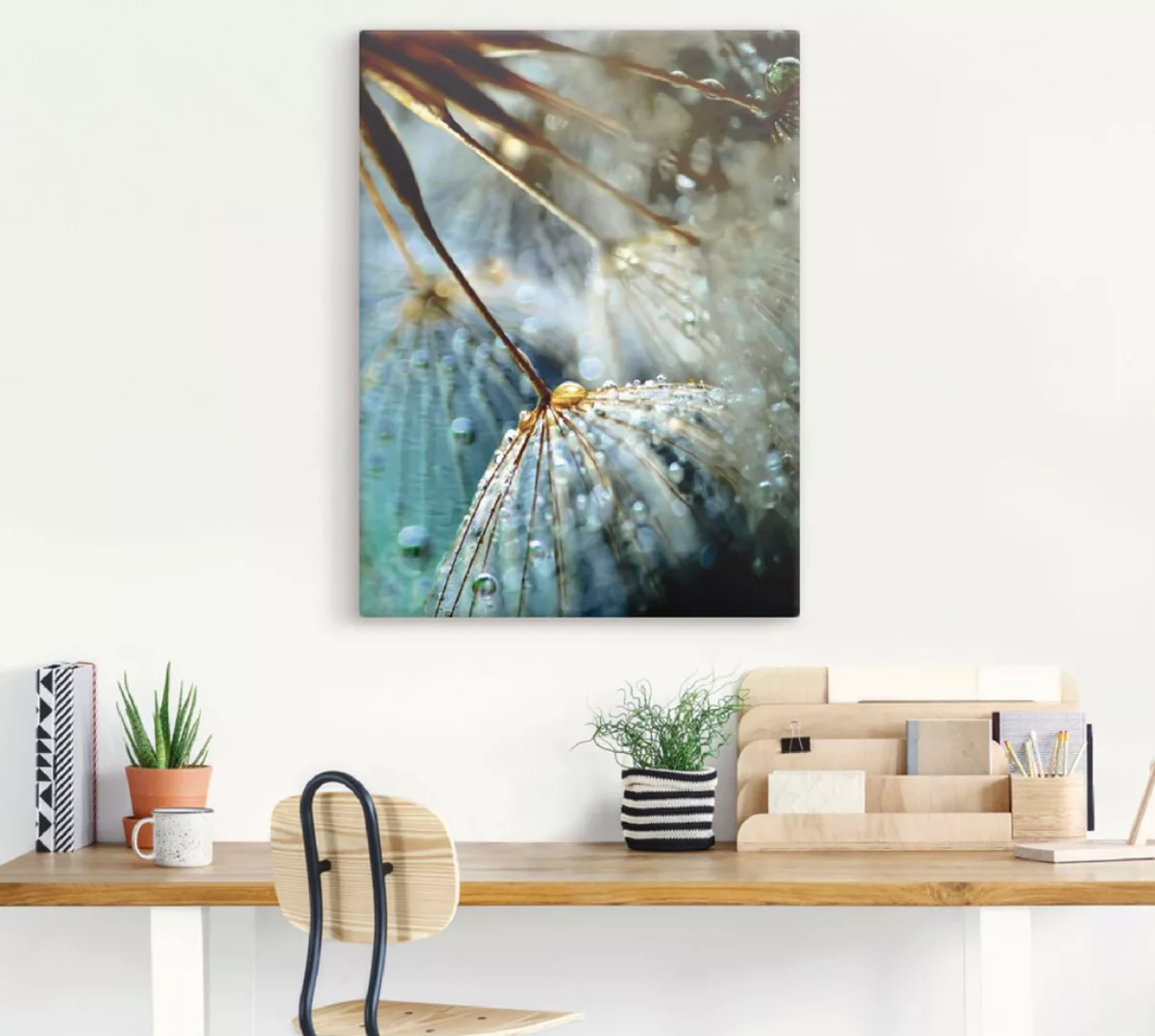 Artland Wandbild "Pusteblume Mystische Schönheit", Blumen, (1 St.), als Alu günstig online kaufen