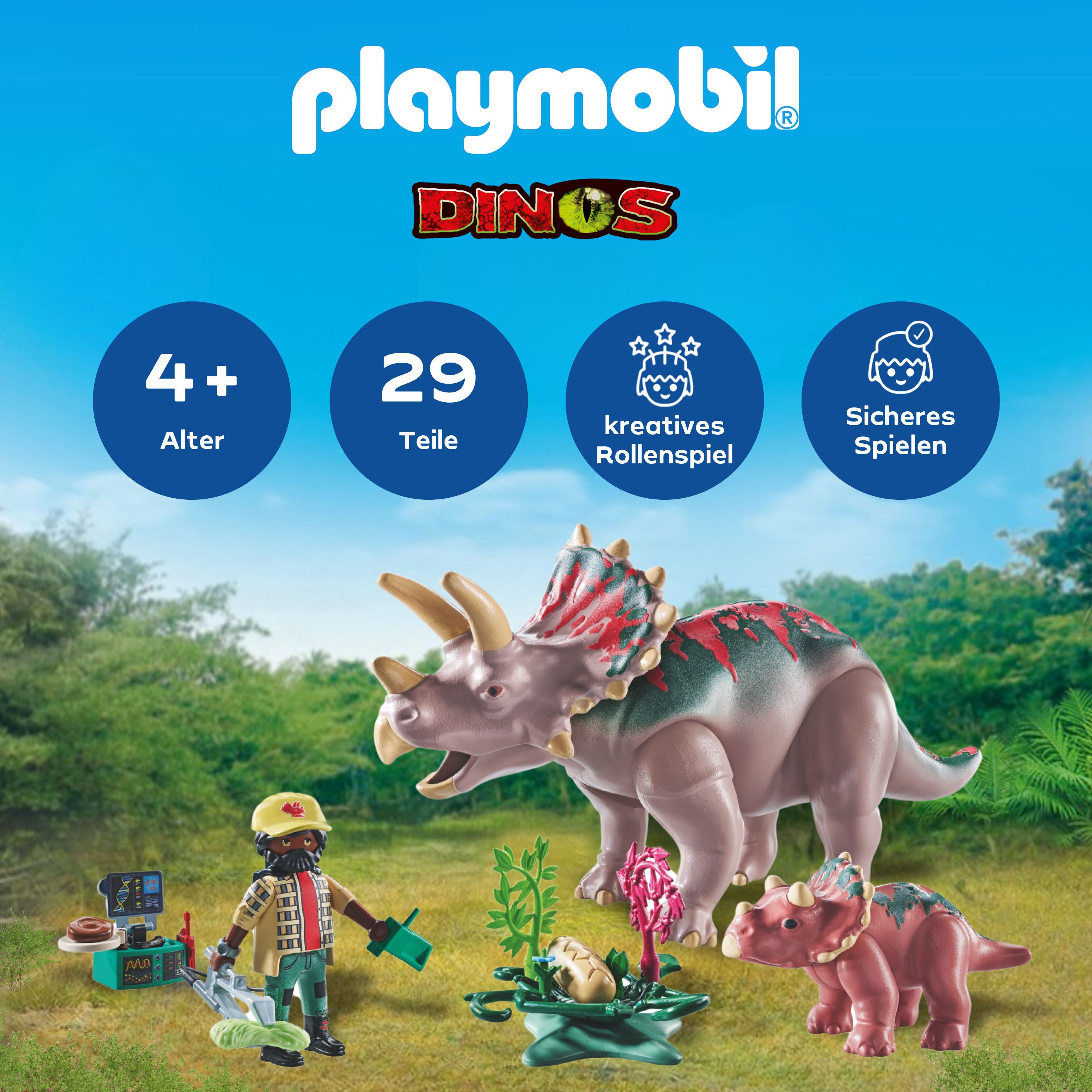 Playmobil® Triceratops mit Jungtier (71821), Playmobil günstig online kaufen