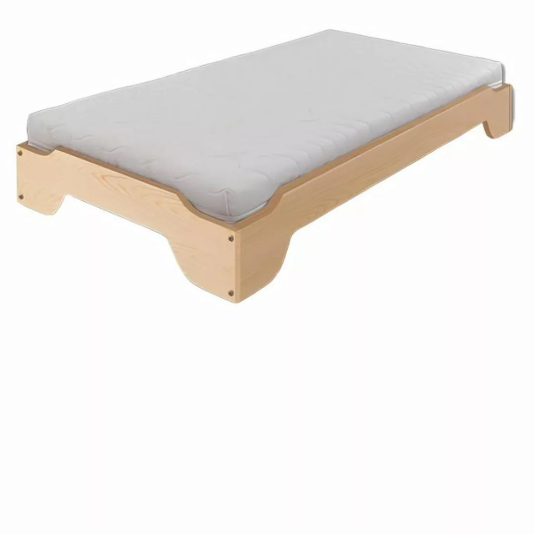 Xlmoebel Bett Neues Jugendbett aus massivem Kiefernholz 90x200 Massivholzbe günstig online kaufen