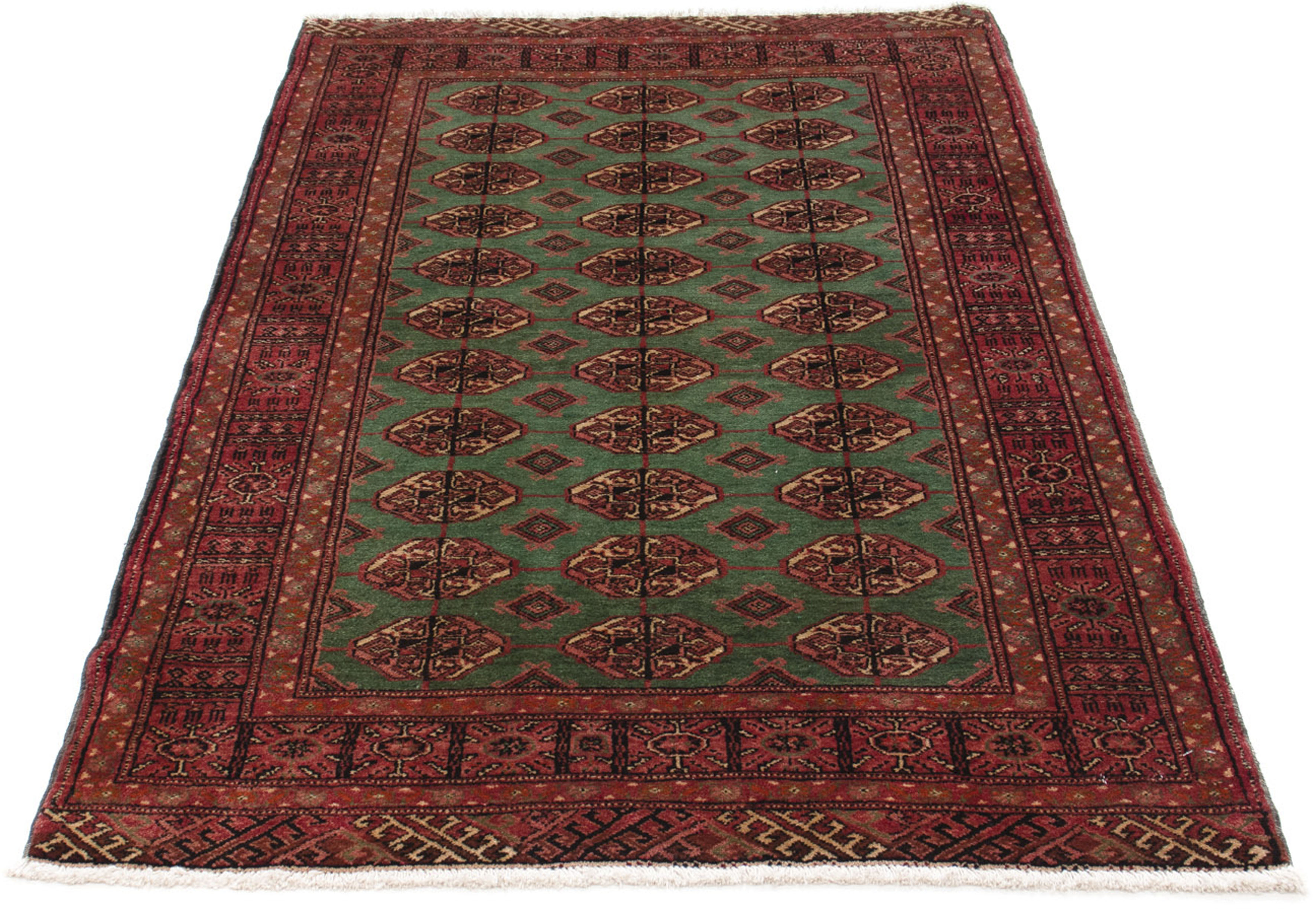morgenland Orientteppich »Belutsch - 171 x 100 cm - grün«, rechteckig, Wohn günstig online kaufen