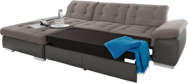 sit&more Ecksofa "Ontario L-Form", XXL, wahlweise mit Bettfunktion günstig online kaufen