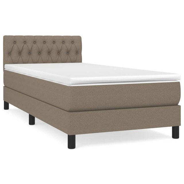 vidaXL Boxspringbett Bett Boxspringbett mit Matratze und LED Stoff (90 x 20 günstig online kaufen