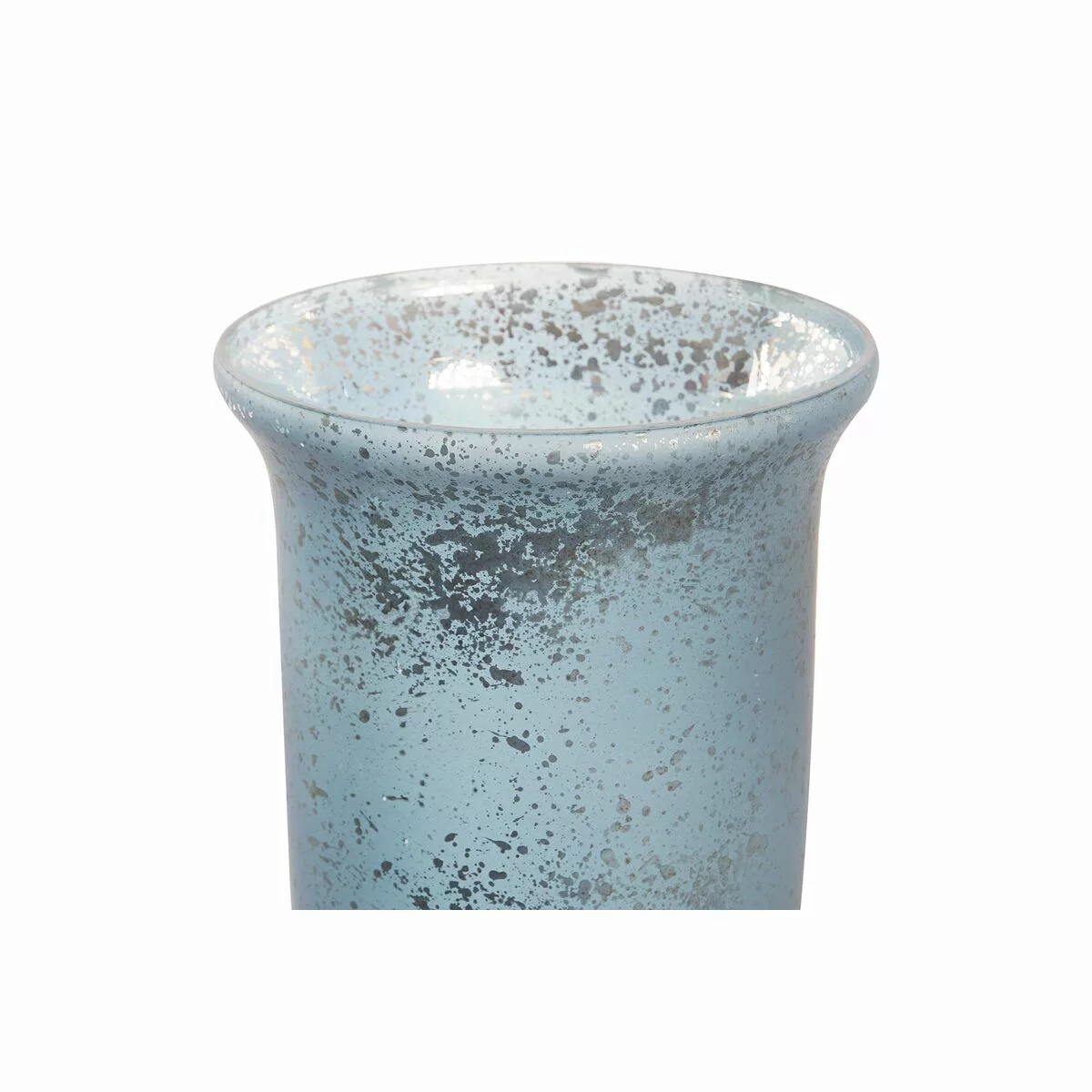 Vase Dkd Home Decor Kristall Silberfarben Blau Aluminium (15 X 15 X 35 Cm) günstig online kaufen