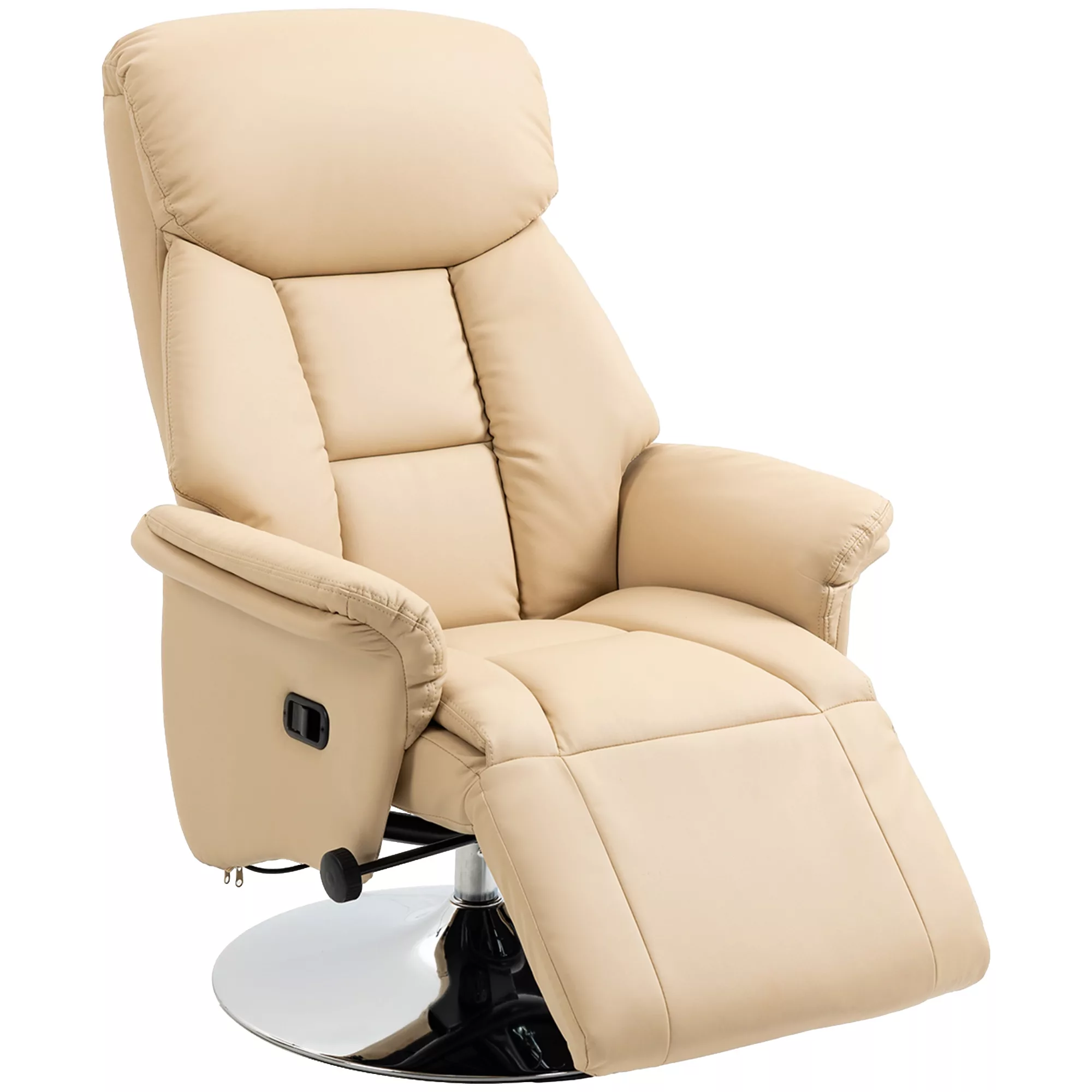 HOMCOM Liegesessel Relaxsessel Wohnzimmersessel neigbar drehbar verstellbar günstig online kaufen