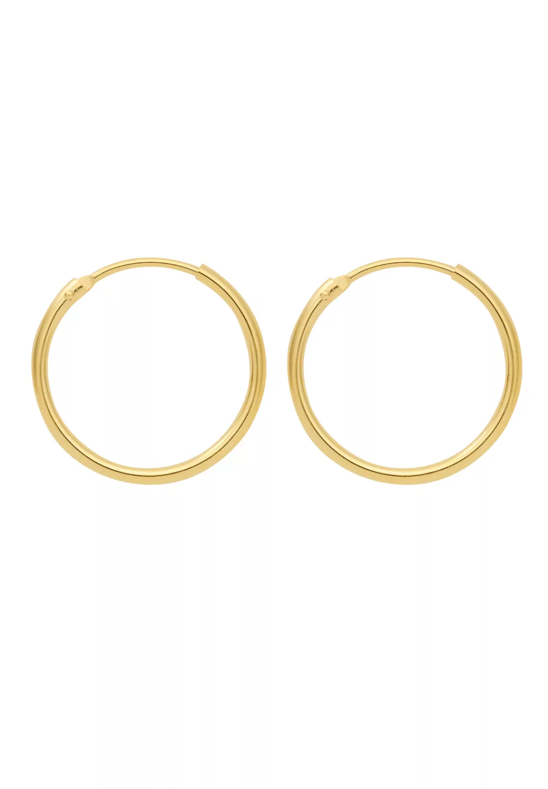Adelia´s Paar Ohrhänger "333 Gold Ohrringe Creolen Ø 32 mm", Goldschmuck fü günstig online kaufen