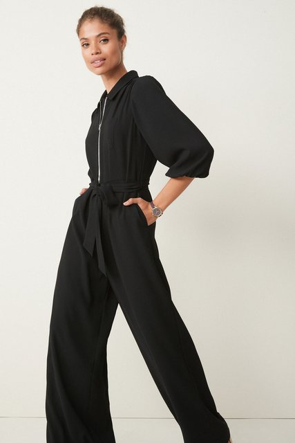 Next Jumpsuit Reißverschluss-Overall mit Gürtel (1-tlg) günstig online kaufen