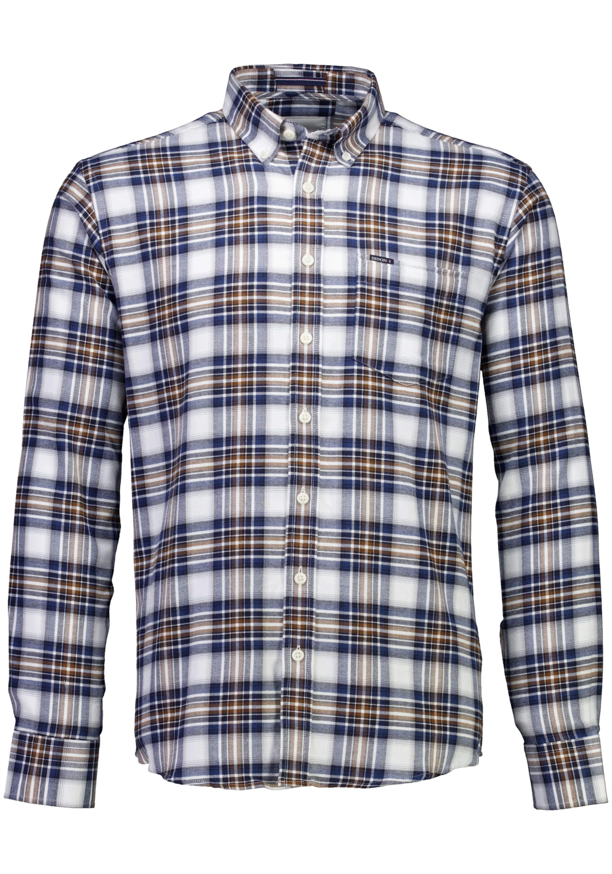 BISON Flanellhemd "BISON Freizeithemd" günstig online kaufen