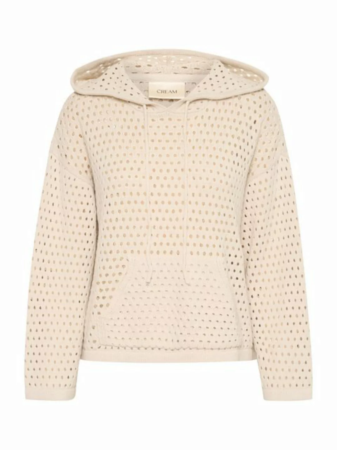 Cream Strickpullover Wilow (1-tlg) Lochmuster günstig online kaufen