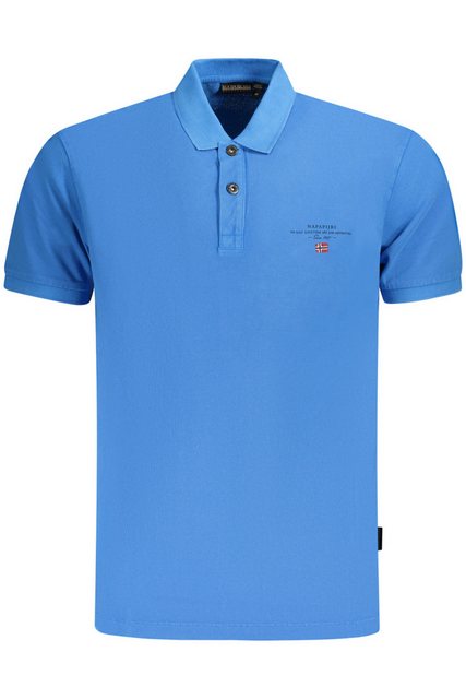 Napapijri Poloshirt Herren Kurzarm-Poloshirt Blau - Regular Fit mit günstig online kaufen