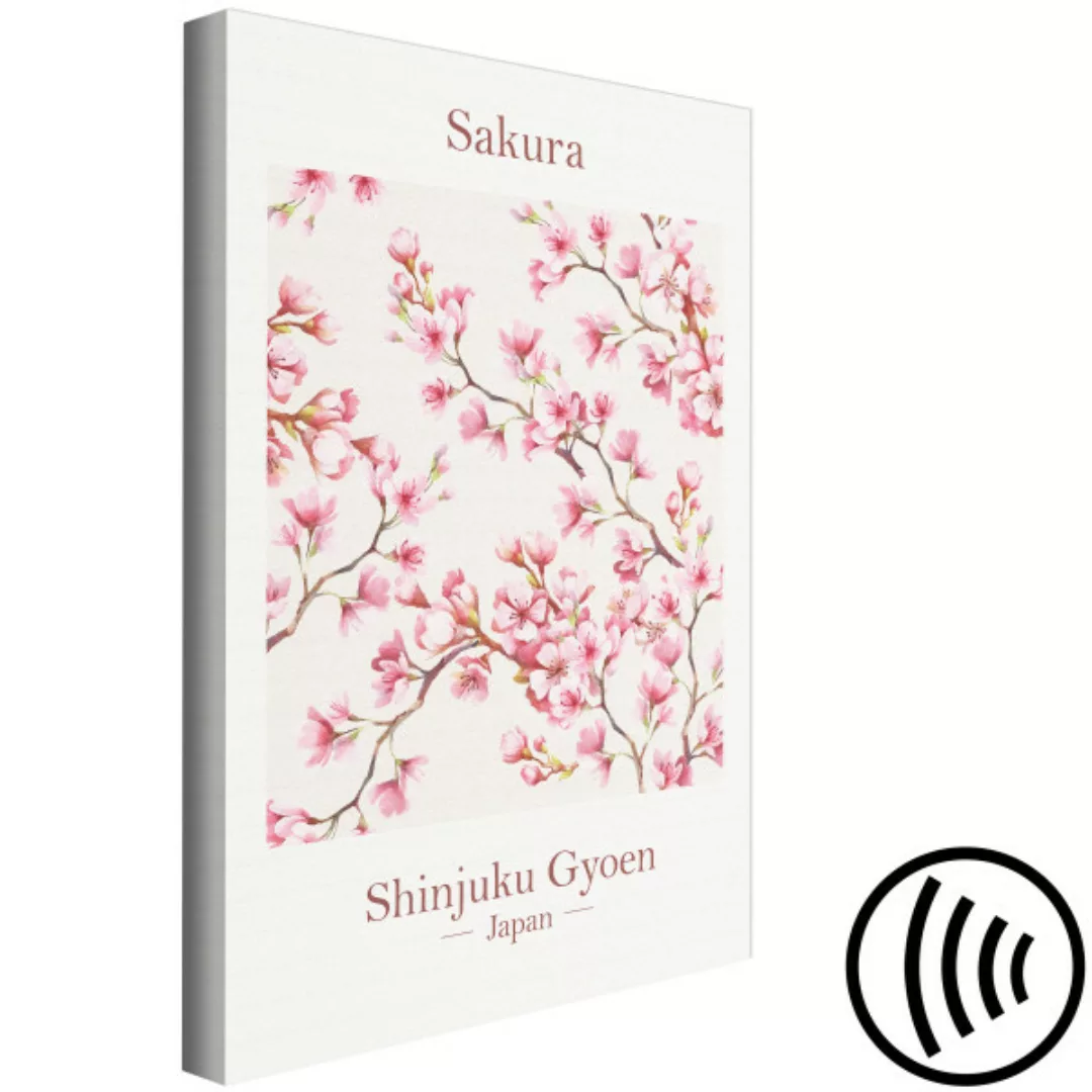 Leinwandbild Sakura (1 Part) Vertical XXL günstig online kaufen