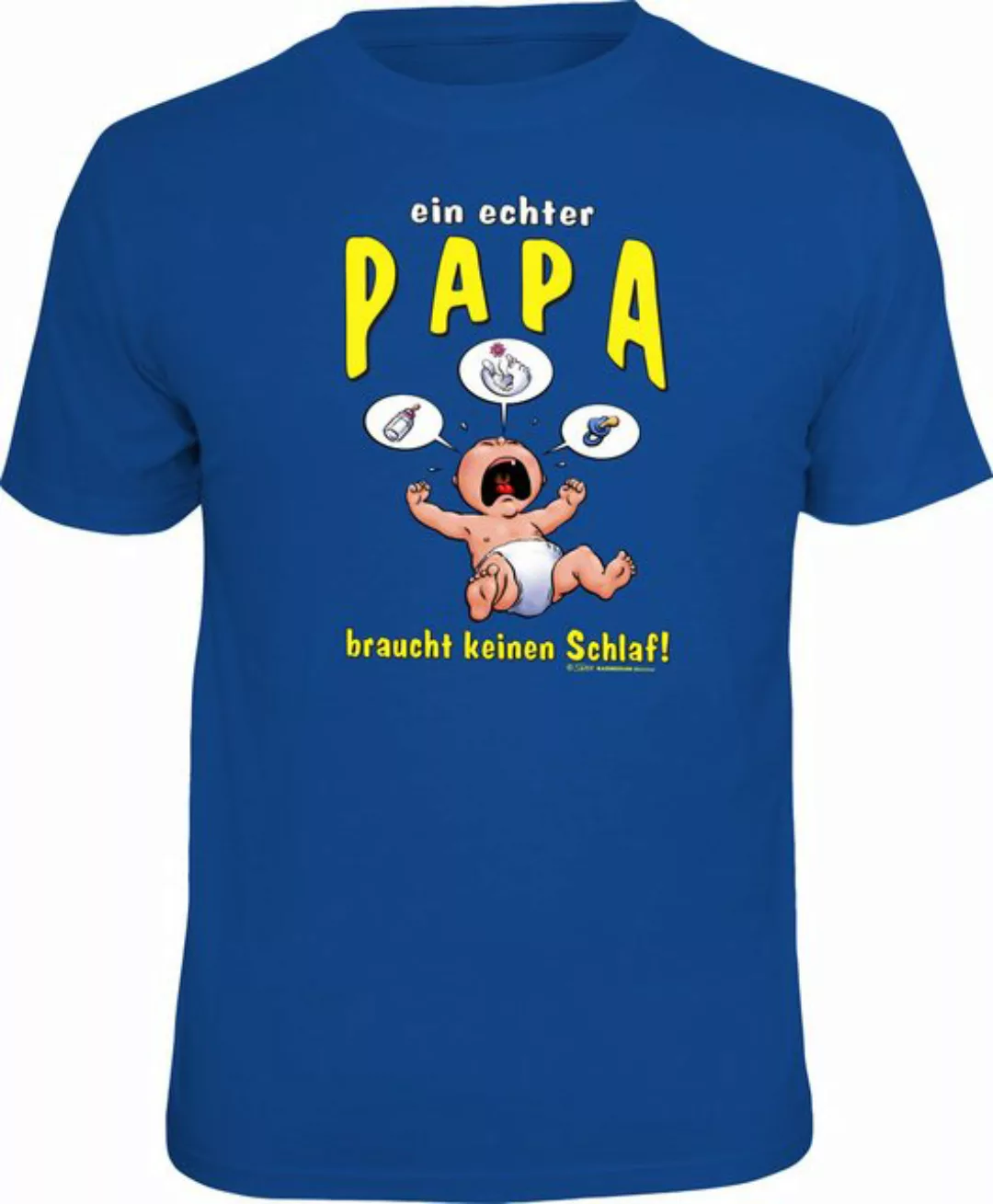 RAHMENLOS® T-Shirt ein echter Papa braucht keinen Schlaf! günstig online kaufen