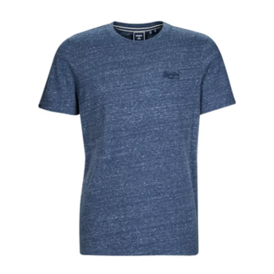 Superdry Vintage Logo Embroided Kurzarm T-shirt 2XL Deep Blue Heather günstig online kaufen
