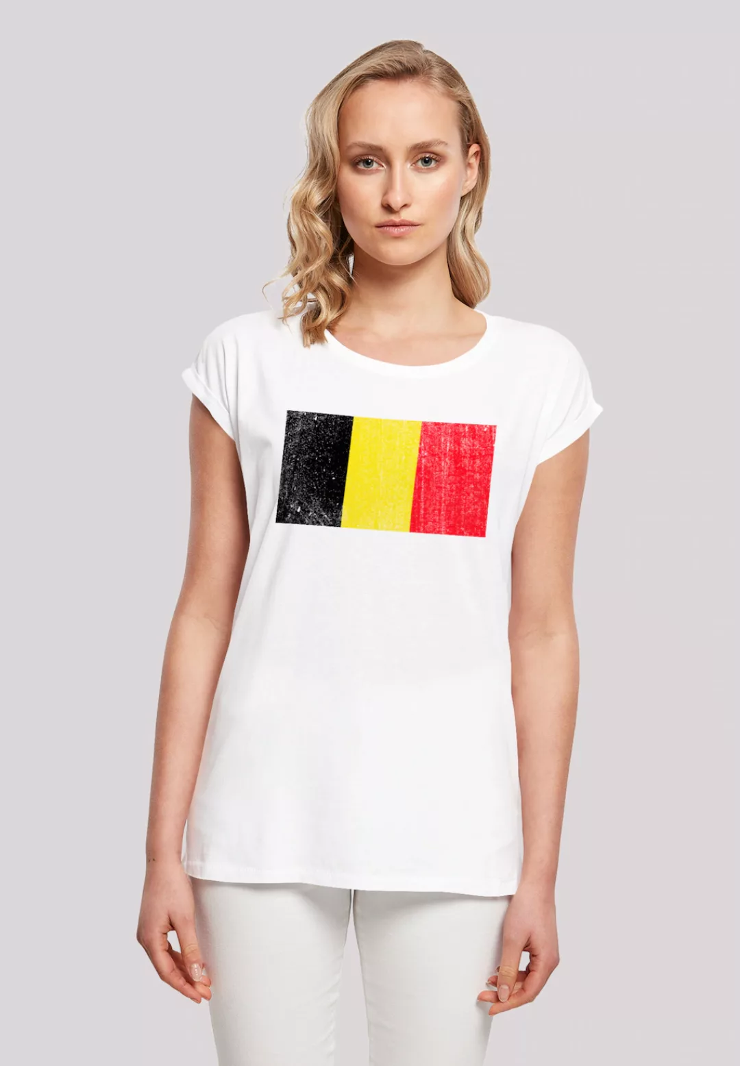 F4NT4STIC T-Shirt "Belgium Belgien Flagge" günstig online kaufen