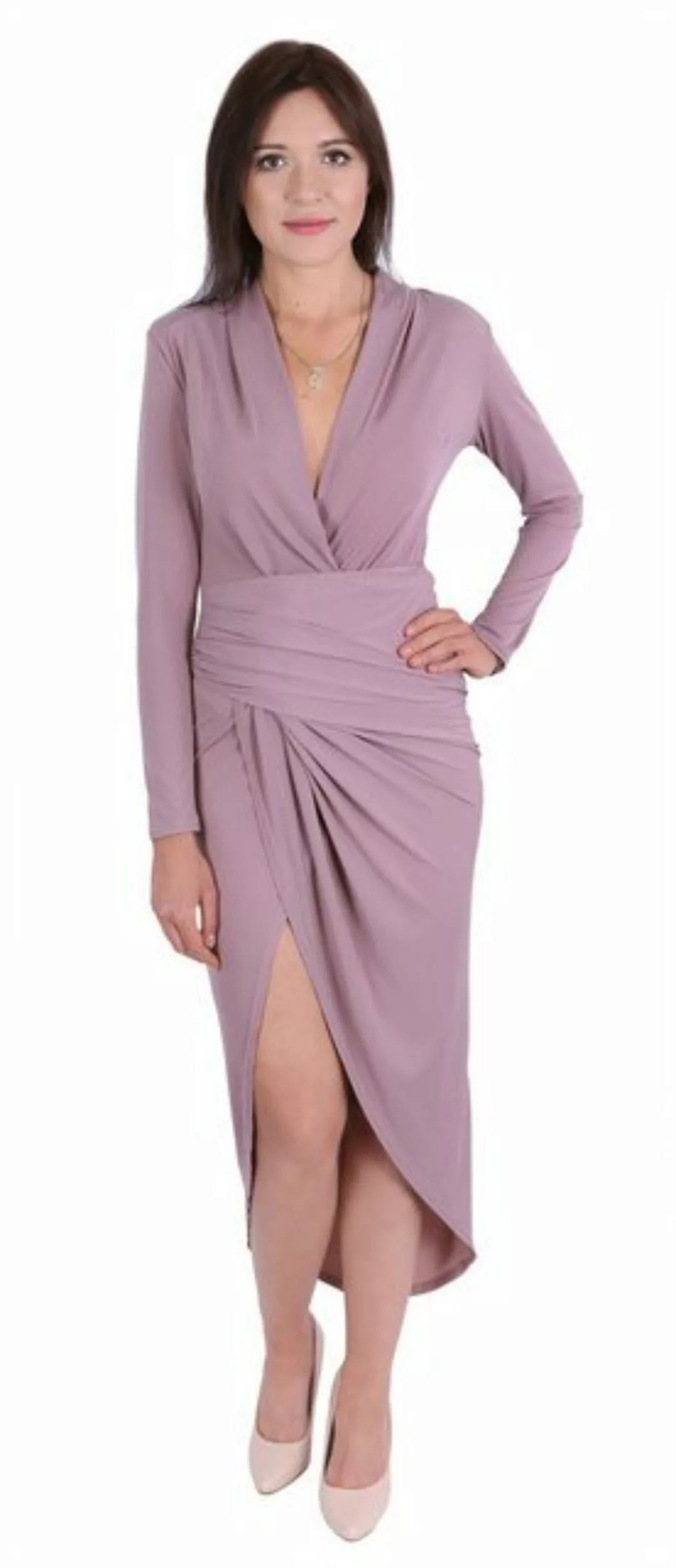 Sarcia.eu Maxikleid Erikafarbenes Kleid mit Schlitz VESTRY S günstig online kaufen