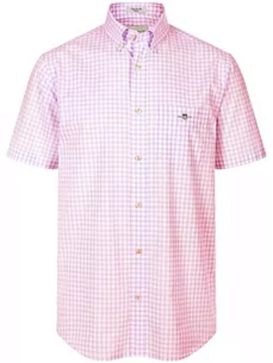 Vichy-Karohemd Button-down-­Kragen GANT rosé günstig online kaufen