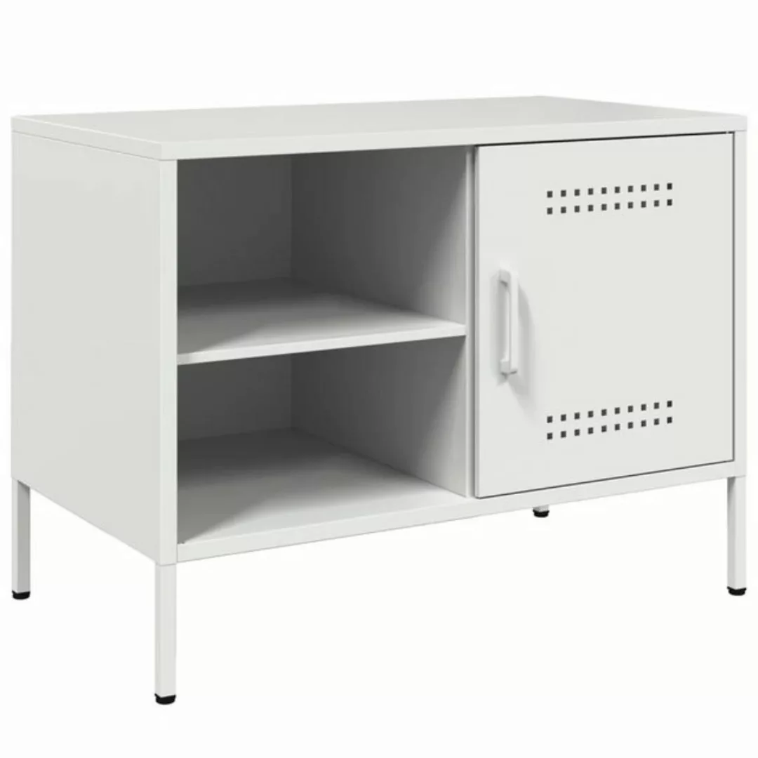 vidaXL Schrankmodule TV-Schrank Weiß 68x39x50,5 cm Stahl günstig online kaufen