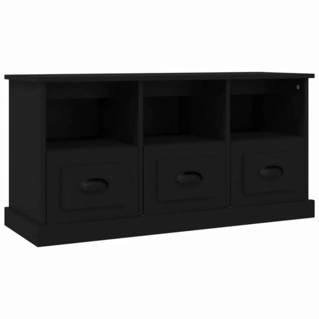 vidaXL TV-Schrank TV-Schrank Schwarz 100x35x50 cm Holzwerkstoff günstig online kaufen