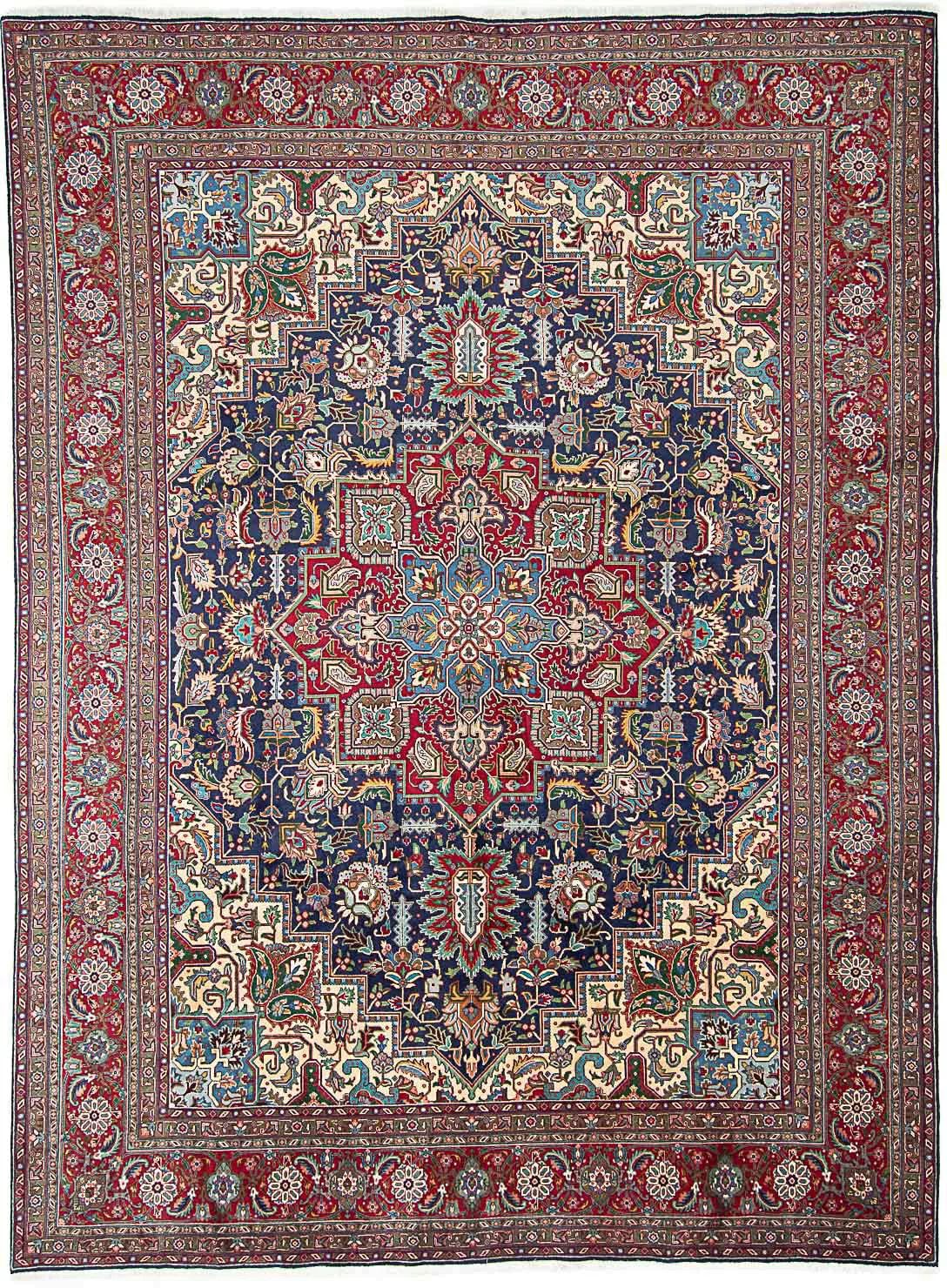 morgenland Wollteppich »Kaschmar Medaillon 395 x 295 cm«, rechteckig, 10 mm günstig online kaufen