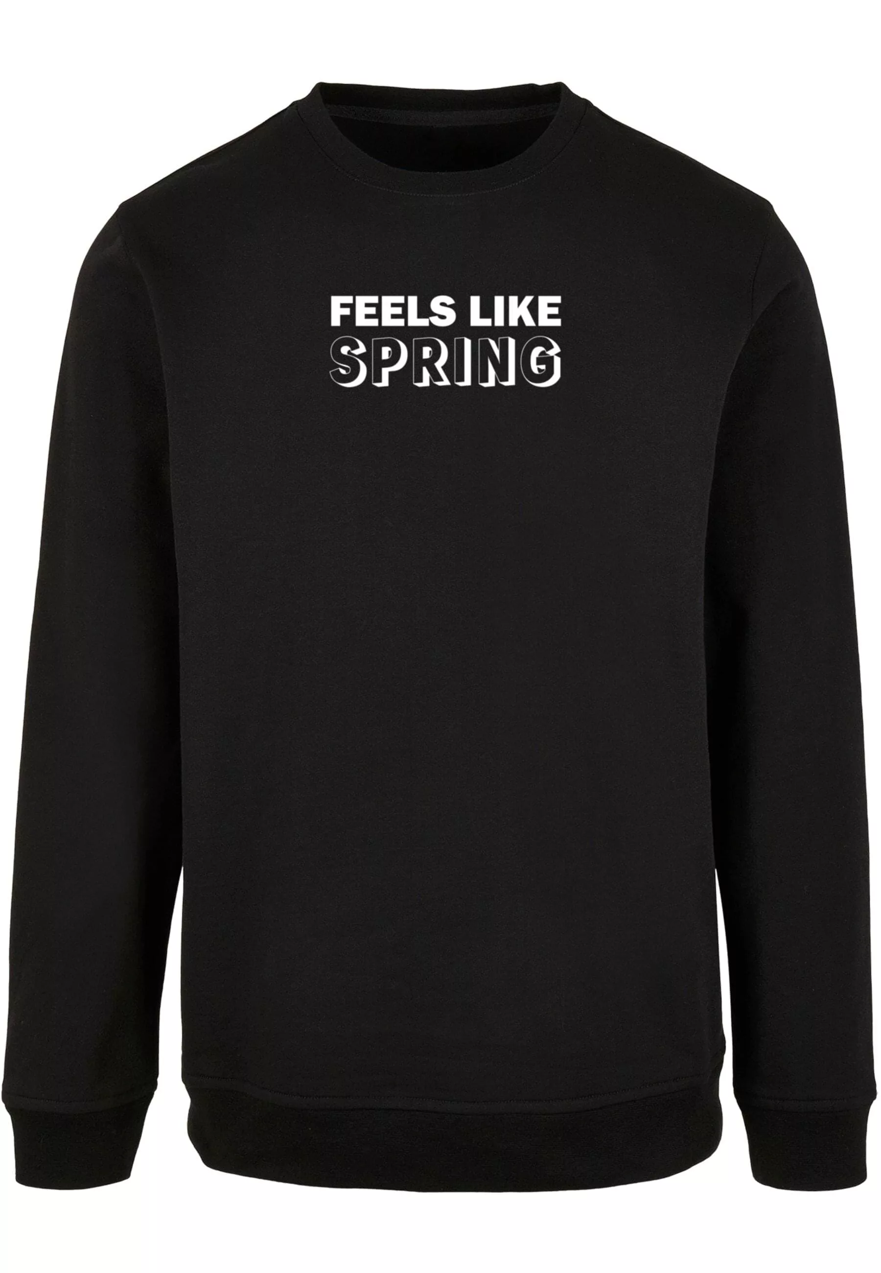 Merchcode Rundhalspullover "Merchcode Herren Spring - Feels like Crewneck" günstig online kaufen