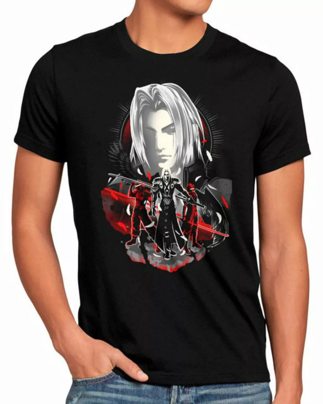 style3 T-Shirt Jenova Sephiroth final fantasy VII rebirth chocobo günstig online kaufen