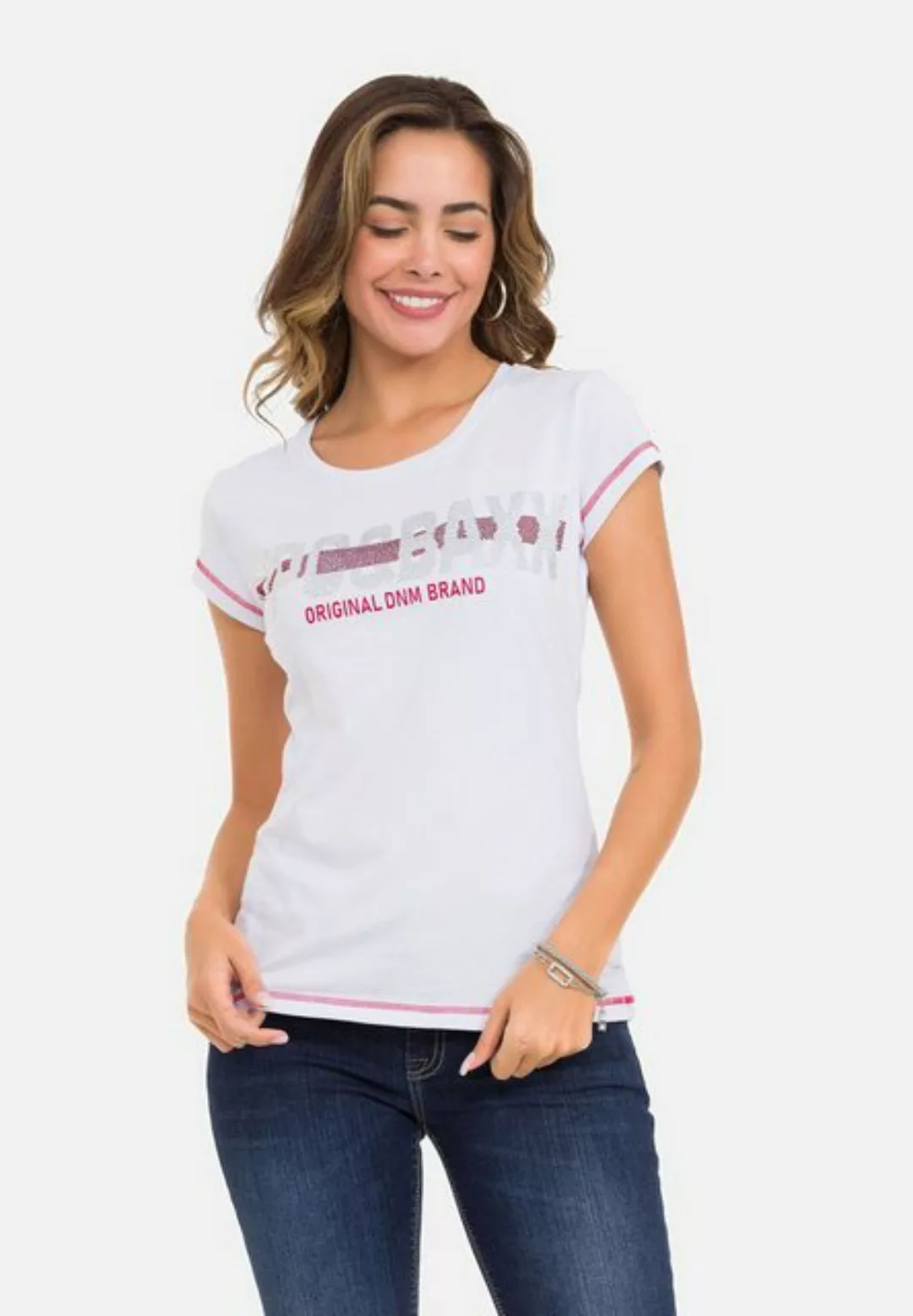 Cipo & Baxx T-Shirt, in modernem Look günstig online kaufen