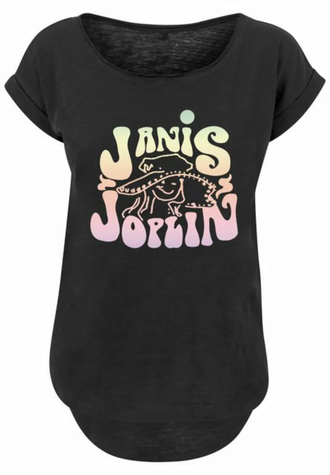 F4NT4STIC T-Shirt Janis Joplin Pastel Logo Print günstig online kaufen