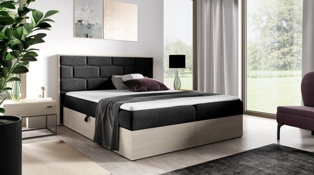 Luxusbetten24 Holzbett Designer Holzbett Nuro, mit Stauraum günstig online kaufen