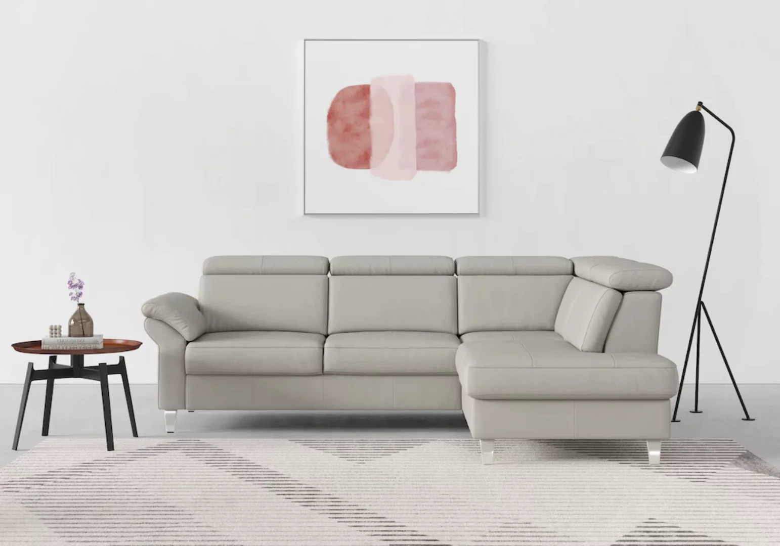 sit&more Ecksofa, inklusive Kopfteilverstellung, wahlweise mit Bettfunktion günstig online kaufen