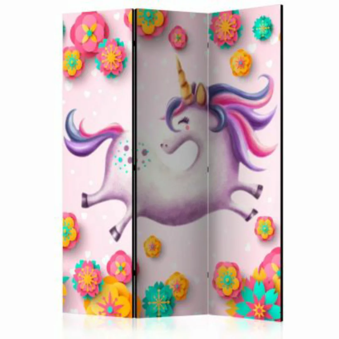 artgeist Paravent Lithe Unicorn [Room Dividers] mehrfarbig Gr. 135 x 172 günstig online kaufen
