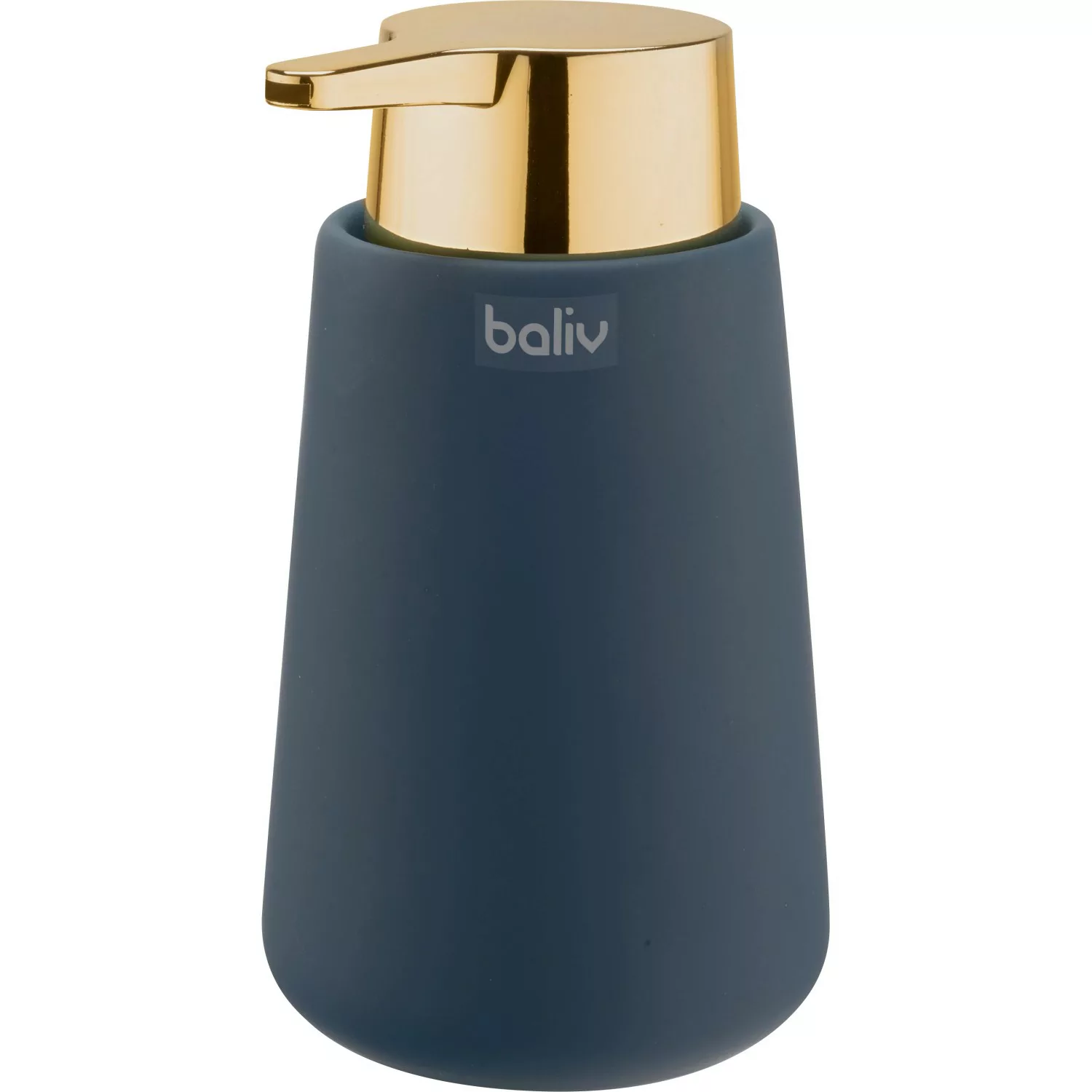 baliv Dark Wonder trend Seifenspender Keramik Blau-Gold günstig online kaufen