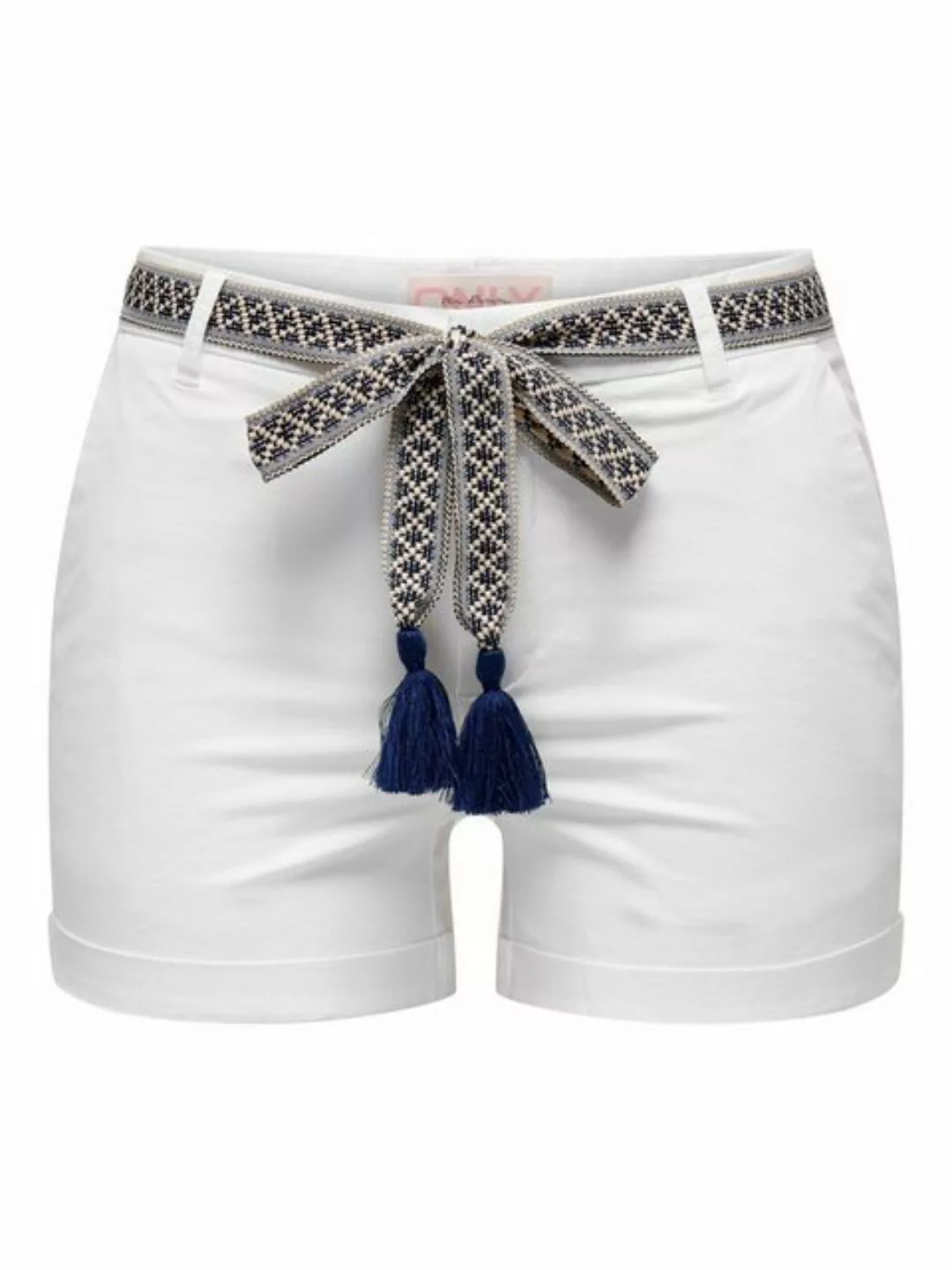 ONLY Chinoshorts "ONLGEORGIA BELT SHORTS PNT", mit gemüsterten Bindegürtel günstig online kaufen