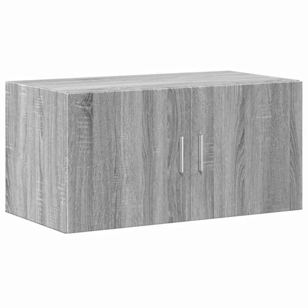 vidaXL Schrankmodule Wandschrank Grau Sonoma 80x42,5x40 cm Holzwerkstoff günstig online kaufen