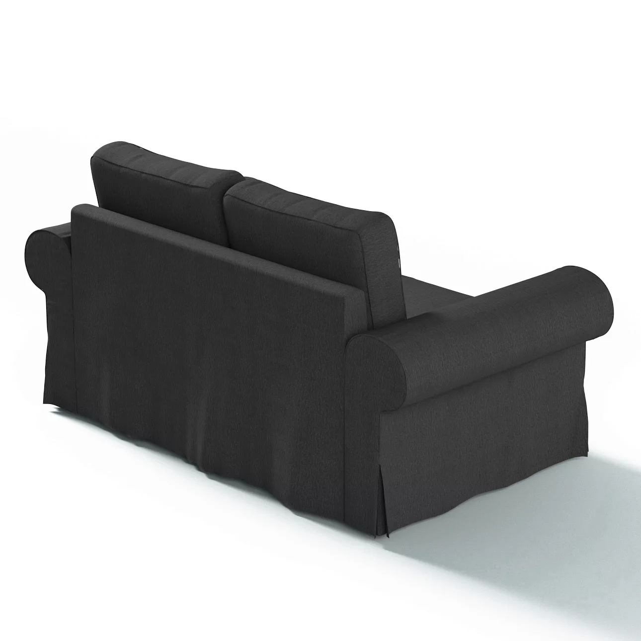 Bezug für Backabro 2-Sitzer Sofa ausklappbar, stahlgrau, Bezug für Backabro günstig online kaufen