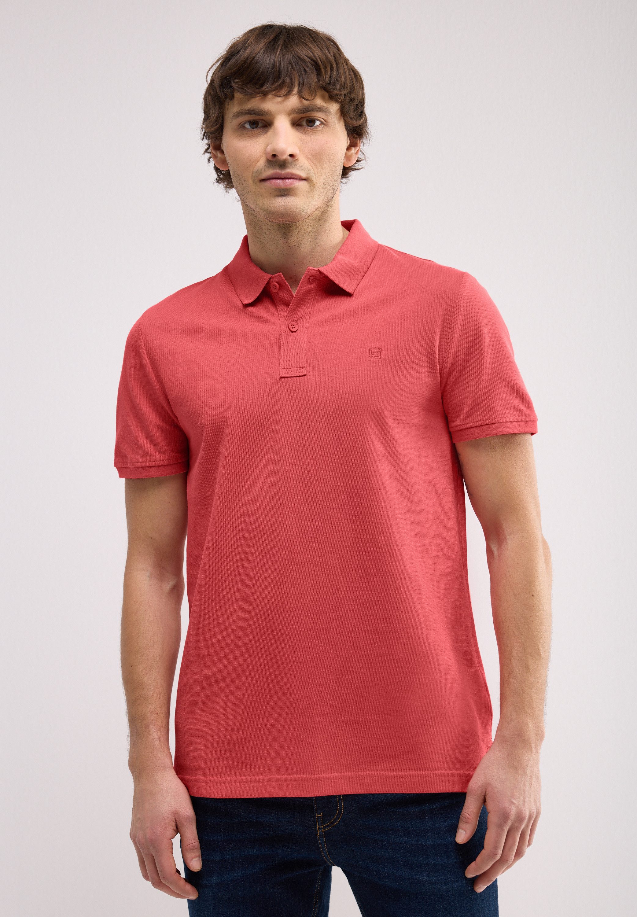 STREET ONE MEN Poloshirt aus reiner günstig online kaufen