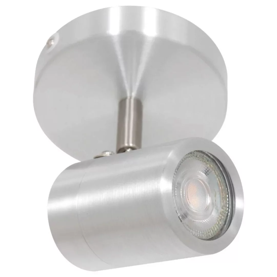 LED Spot Upround in Silber und Chrom 4,6W 350lm GU10 IP44 günstig online kaufen