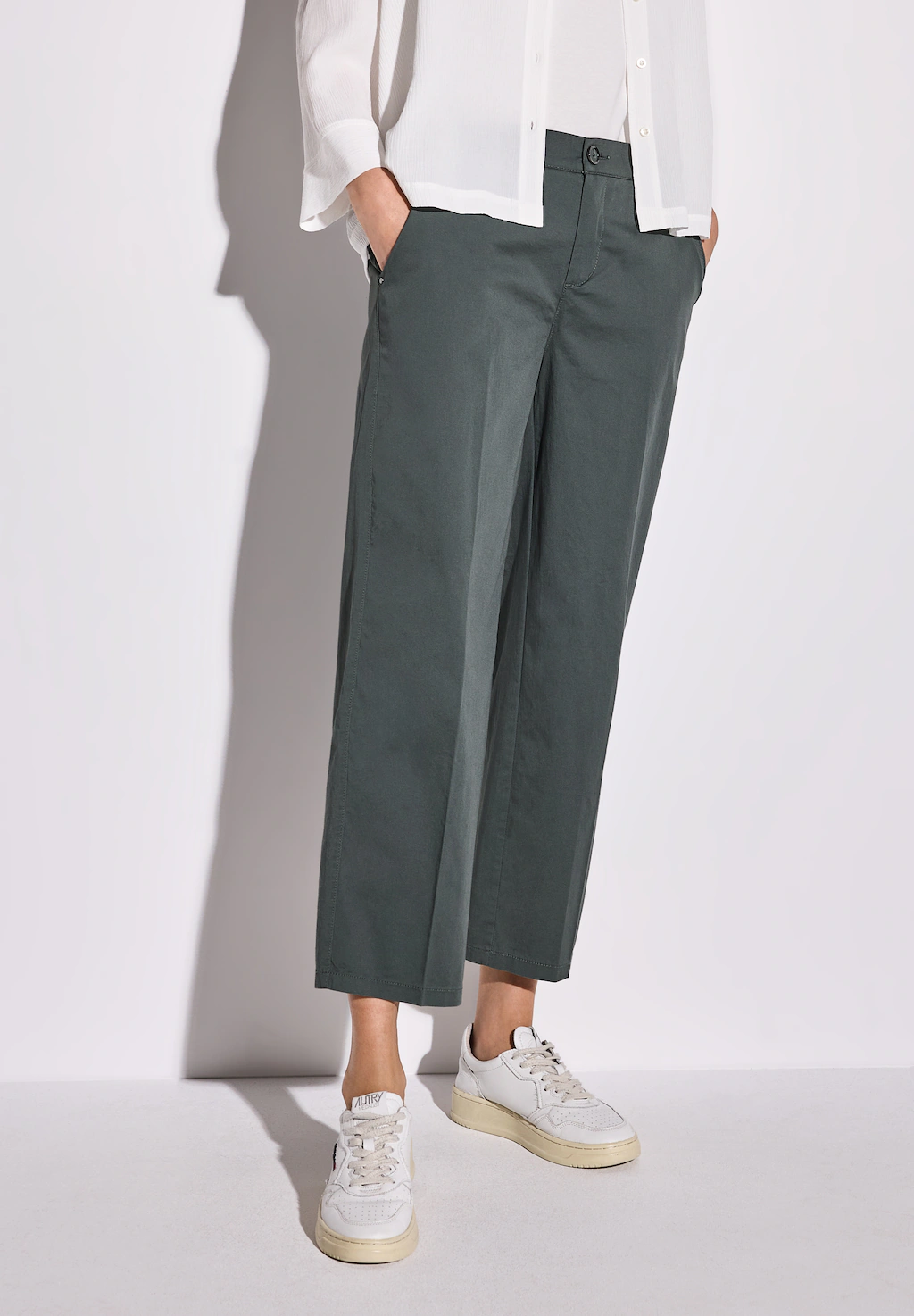 STREET ONE Chinohose, mit elastischem Bund hinten günstig online kaufen