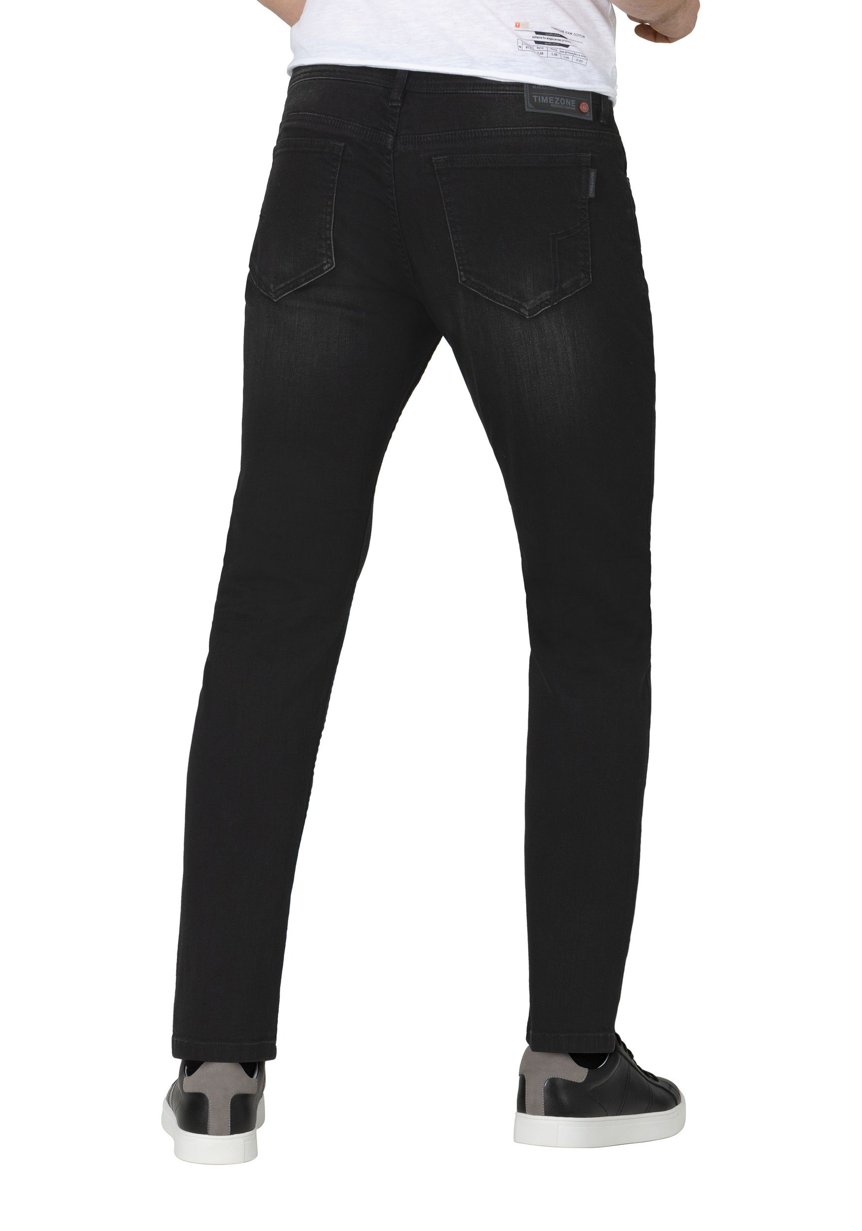 TIMEZONE Herren Jeans EduardoTZ - Slim Fit - Schwarz - Black Black Wash günstig online kaufen