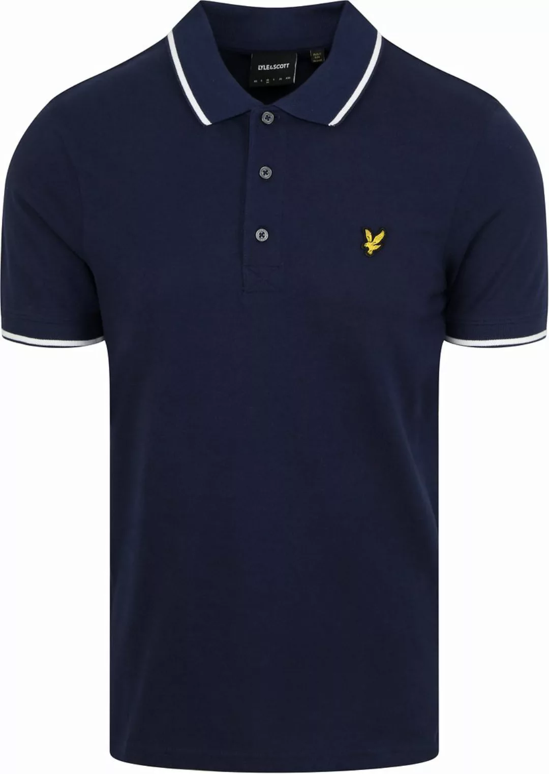 Lyle und Scott Polo Dunkelblau - Größe M günstig online kaufen