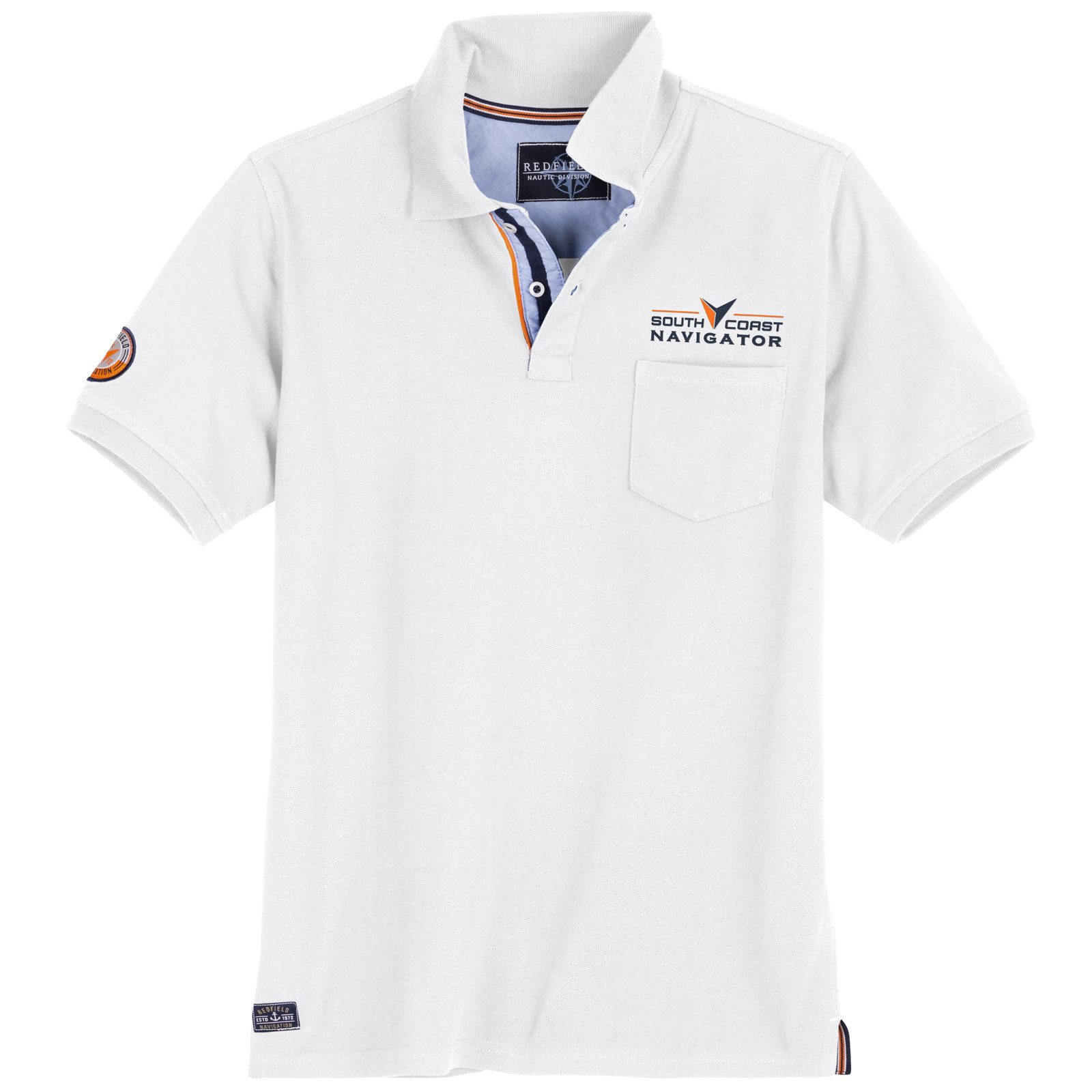 redfield Poloshirt Pique Poloshirt in großen günstig online kaufen