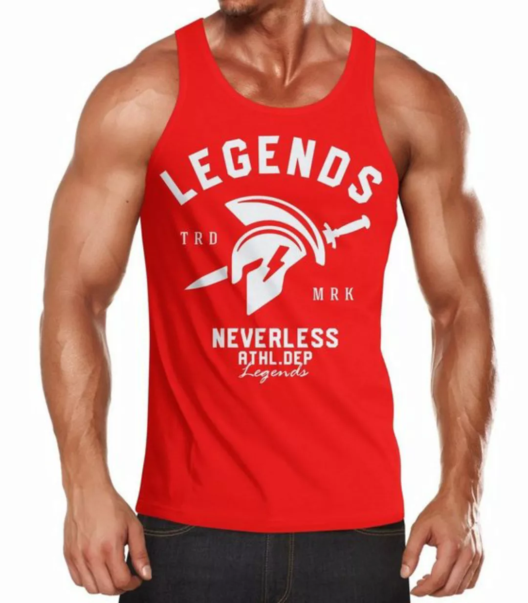 Neverless Tanktop Cooles Herren Tank-Top Gladiator Sparta Gym Athletics Spo günstig online kaufen