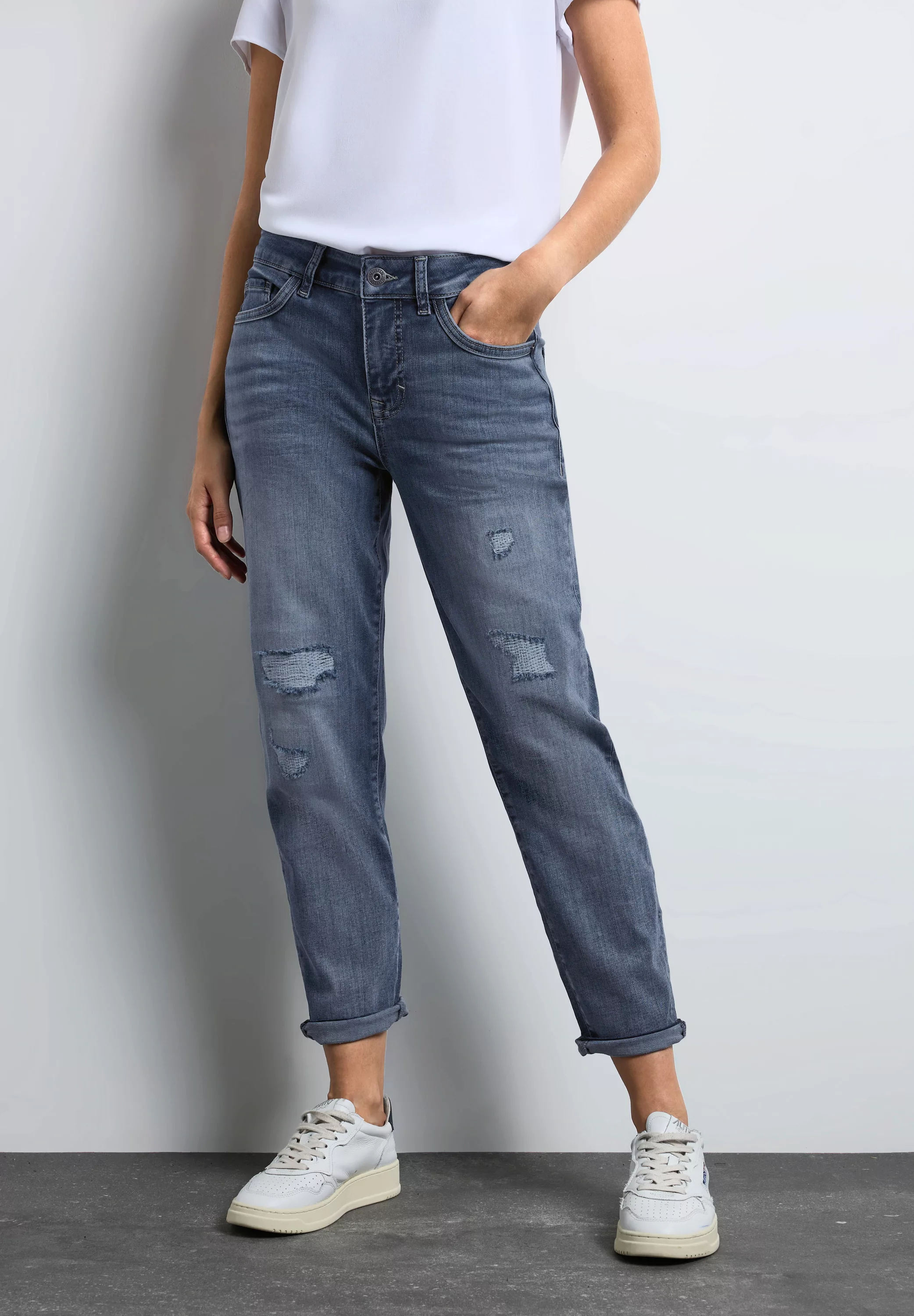 STREET ONE Boyfriend-Jeans "DENIM BOYFRIEND", im Five-Pocket Style günstig online kaufen