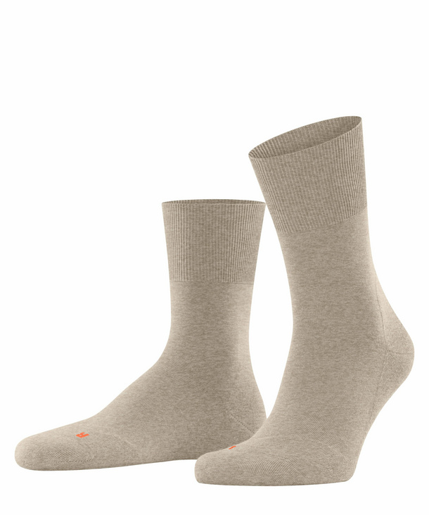FALKE Run Socken, 42-43, Beige, Uni, Baumwolle, 16605-404403 günstig online kaufen