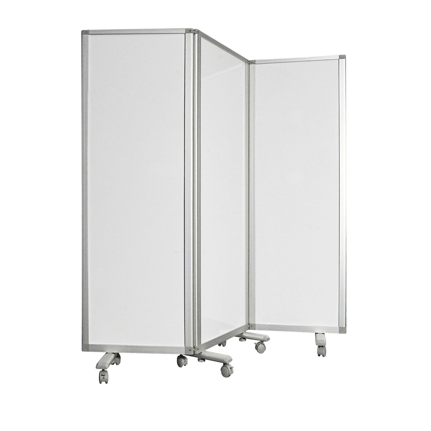 KARAT Doppelseitige Trennwand Mobile und Faltbares Whiteboard 180 x 150 cm günstig online kaufen